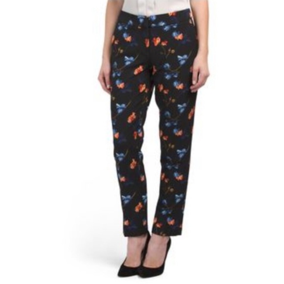 Cynthia Rowley Crop Ankle Floral Print